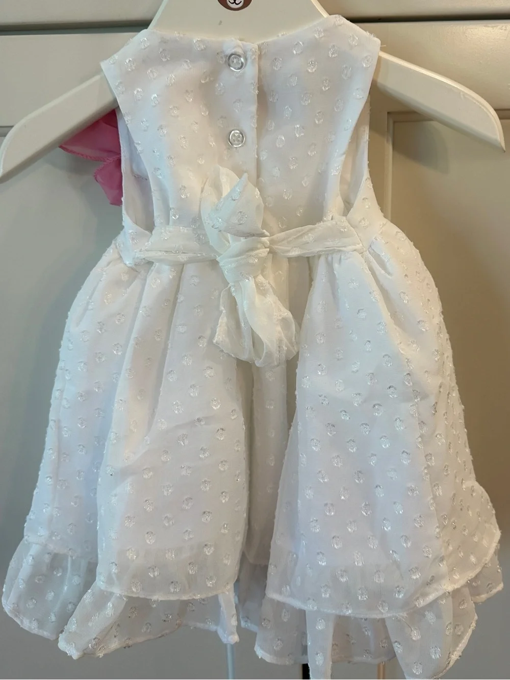 Marmellata Party Dress 3-6 months Tulle‎ Overlay Bow Waist Toddler Dress